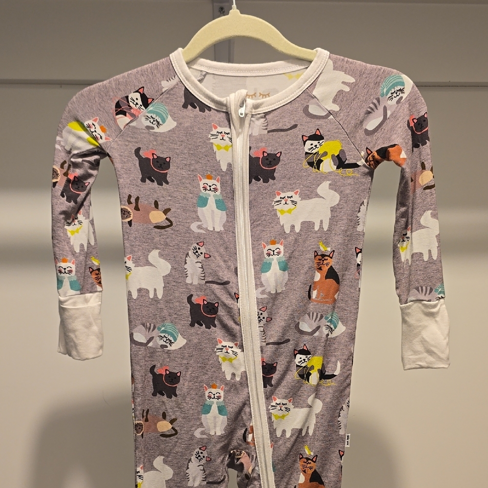 Little Sleepies Cozy Cats 6-12 Months